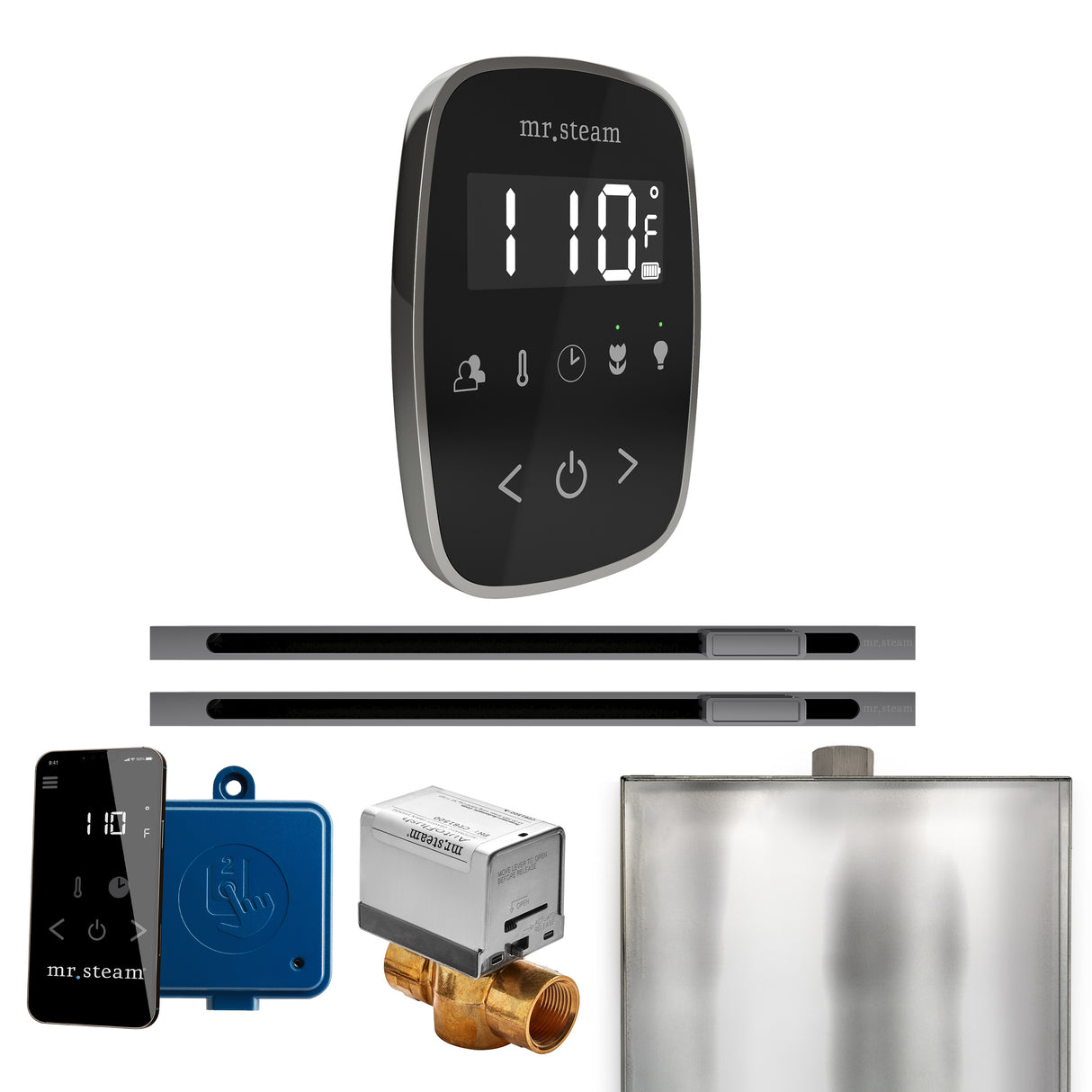 Mr. Steam ButlerFlex Max Steam Shower Control Package with TempoFlex Control and Linear Steamhead Mr. Steam