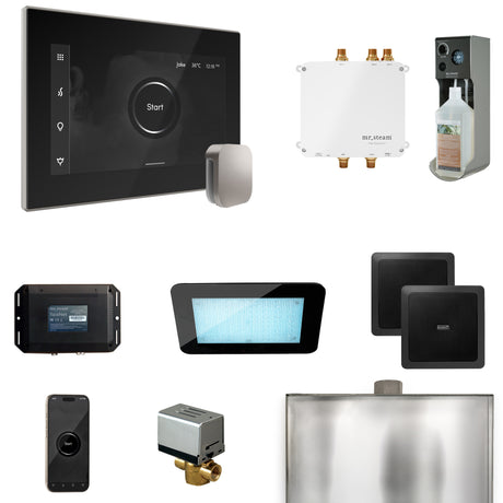 Mr. Steam Bliss Steam Shower Control Package with iSteamX Control and Steamhead Mr. Steam