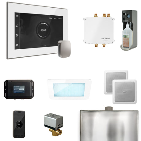 Mr. Steam Bliss Steam Shower Control Package with iSteamX Control and Steamhead Mr. Steam