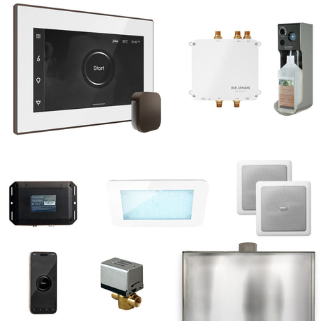 Mr. Steam Bliss Steam Shower Control Package with iSteamX Control and Steamhead Mr. Steam