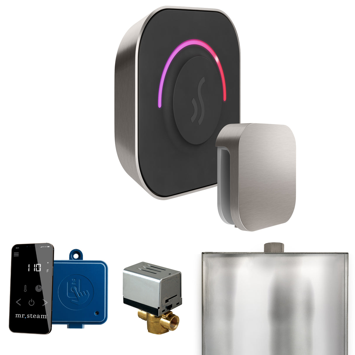 Mr. Steam ButlerTouch Steam Shower Control Package with TempoTouch Control and Steamhead Mr. Steam
