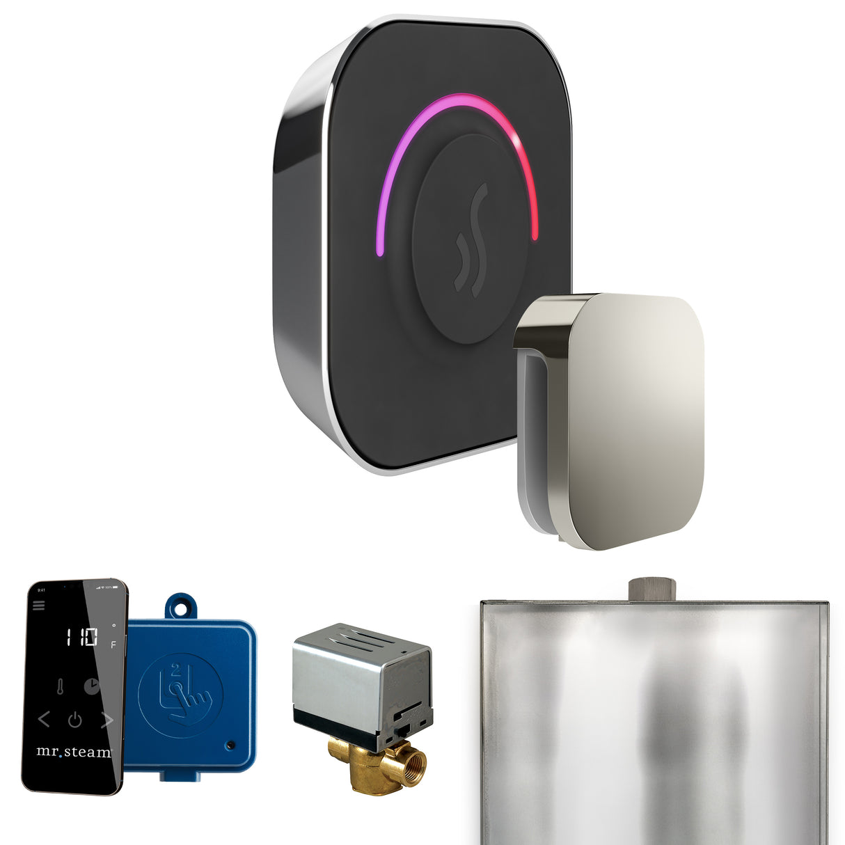 Mr. Steam ButlerTouch Steam Shower Control Package with TempoTouch Control and Steamhead Mr. Steam