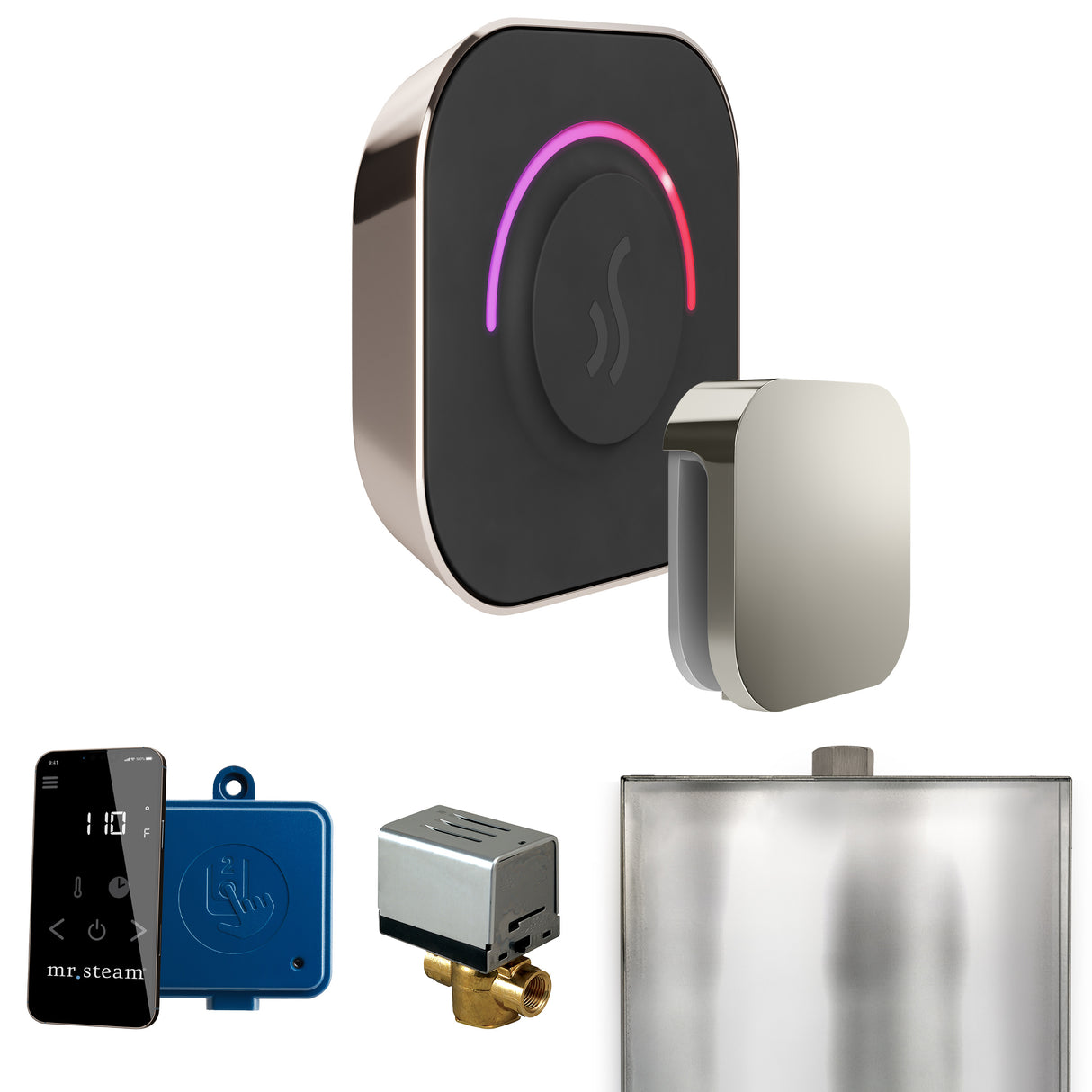 Mr. Steam ButlerTouch Steam Shower Control Package with TempoTouch Control and Steamhead Mr. Steam