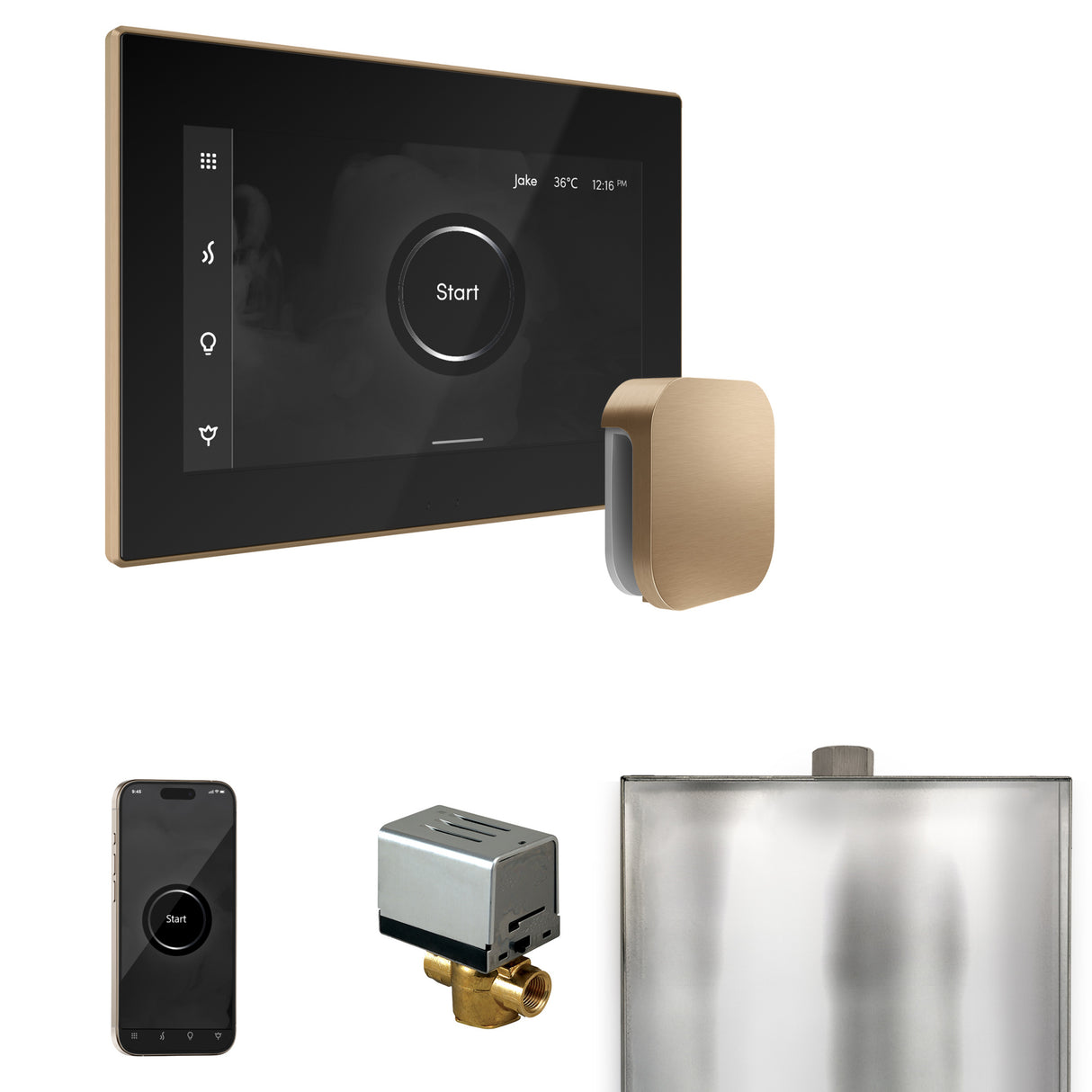 Mr. Steam XButler Steam Shower Control Package with iSteamX Control and Steamhead Mr. Steam
