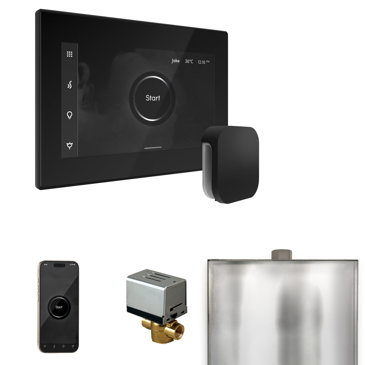 Mr. Steam XButler Steam Shower Control Package with iSteamX Control and Steamhead Mr. Steam