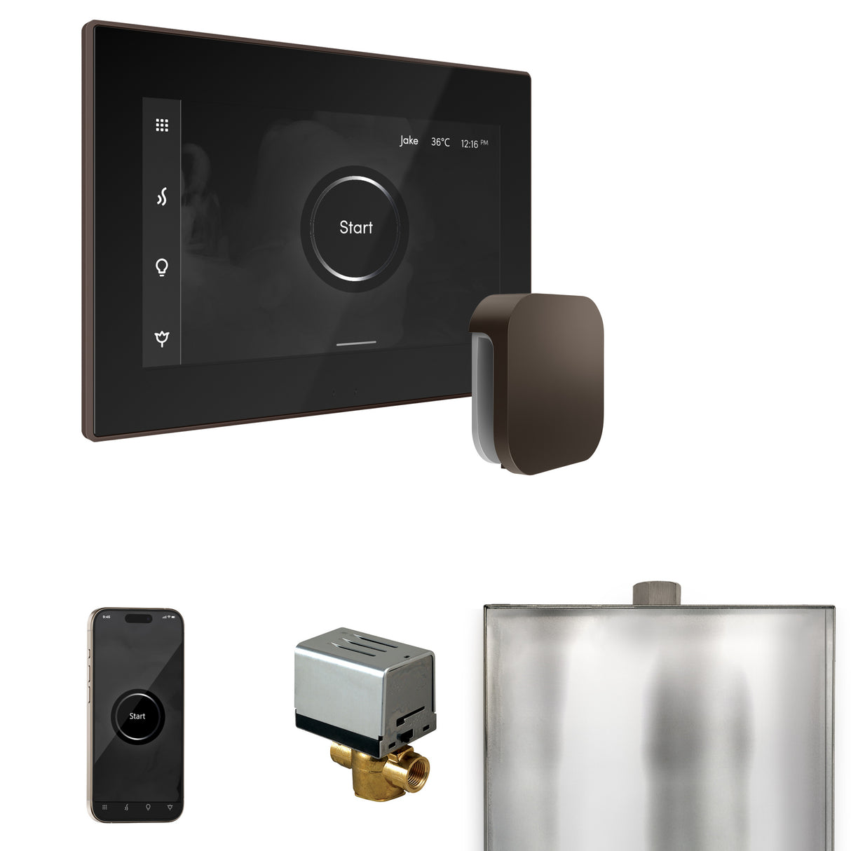 Mr. Steam XButler Steam Shower Control Package with iSteamX Control and Steamhead Mr. Steam