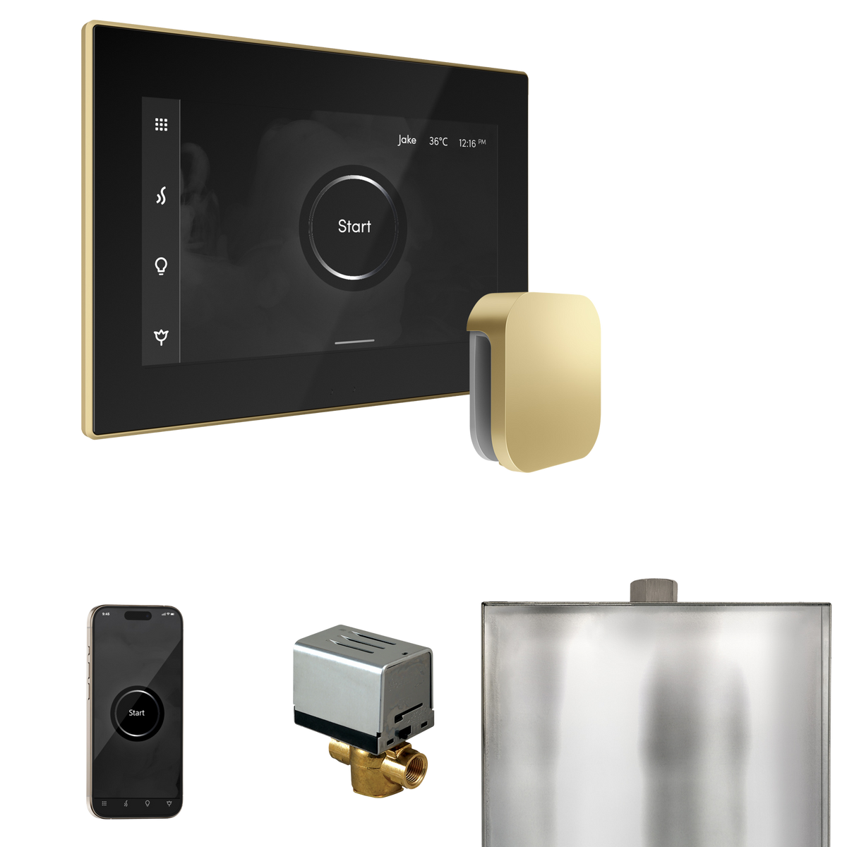 Mr. Steam XButler Steam Shower Control Package with iSteamX Control and Steamhead Mr. Steam