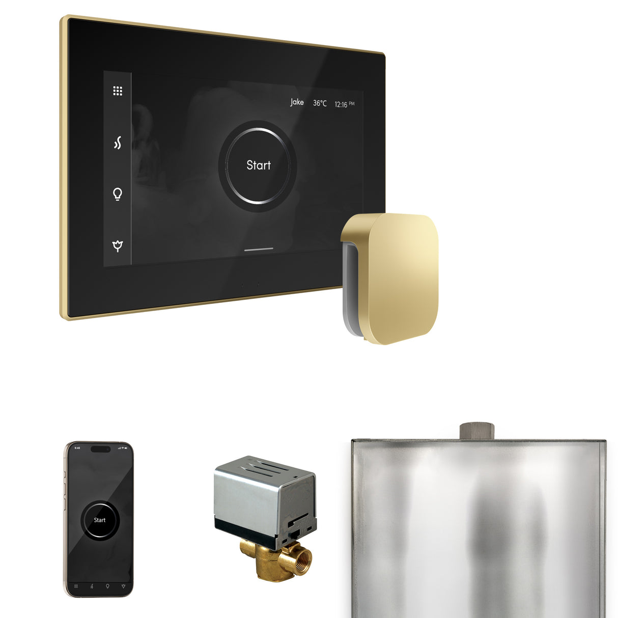 Mr. Steam XButler Steam Shower Control Package with iSteamX Control and Steamhead Mr. Steam