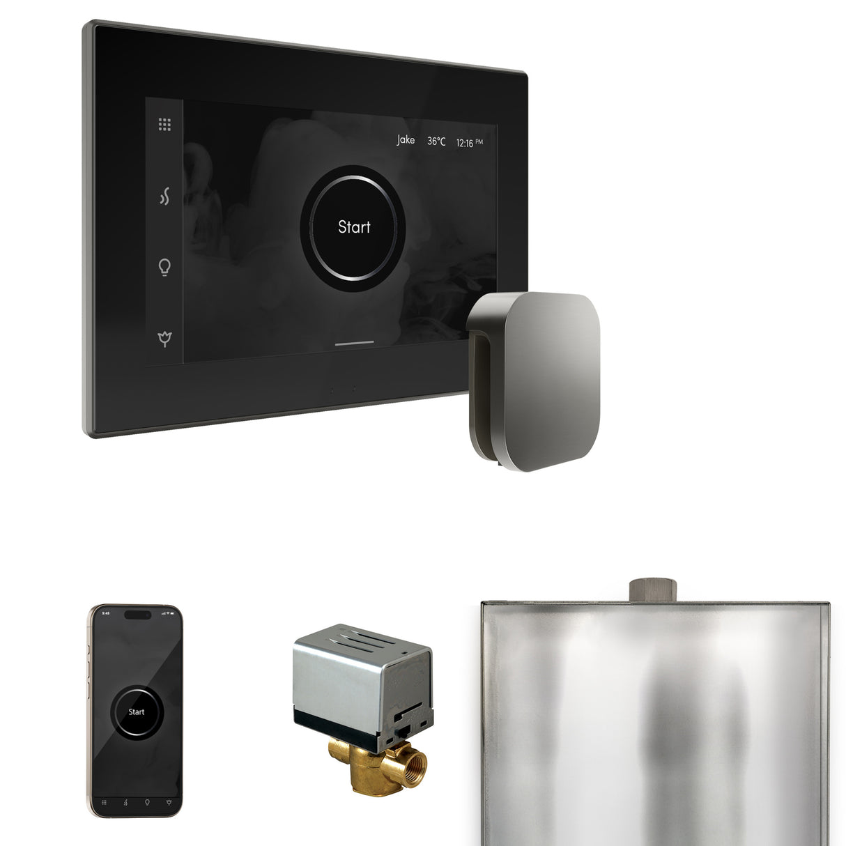 Mr. Steam XButler Steam Shower Control Package with iSteamX Control and Steamhead Mr. Steam