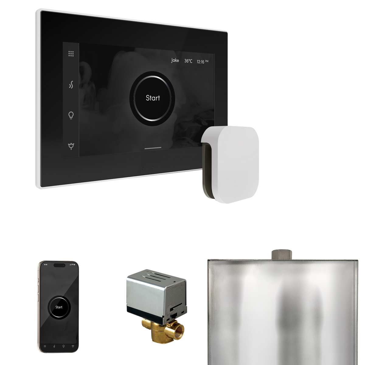 Mr. Steam XButler Steam Shower Control Package with iSteamX Control and Steamhead Mr. Steam