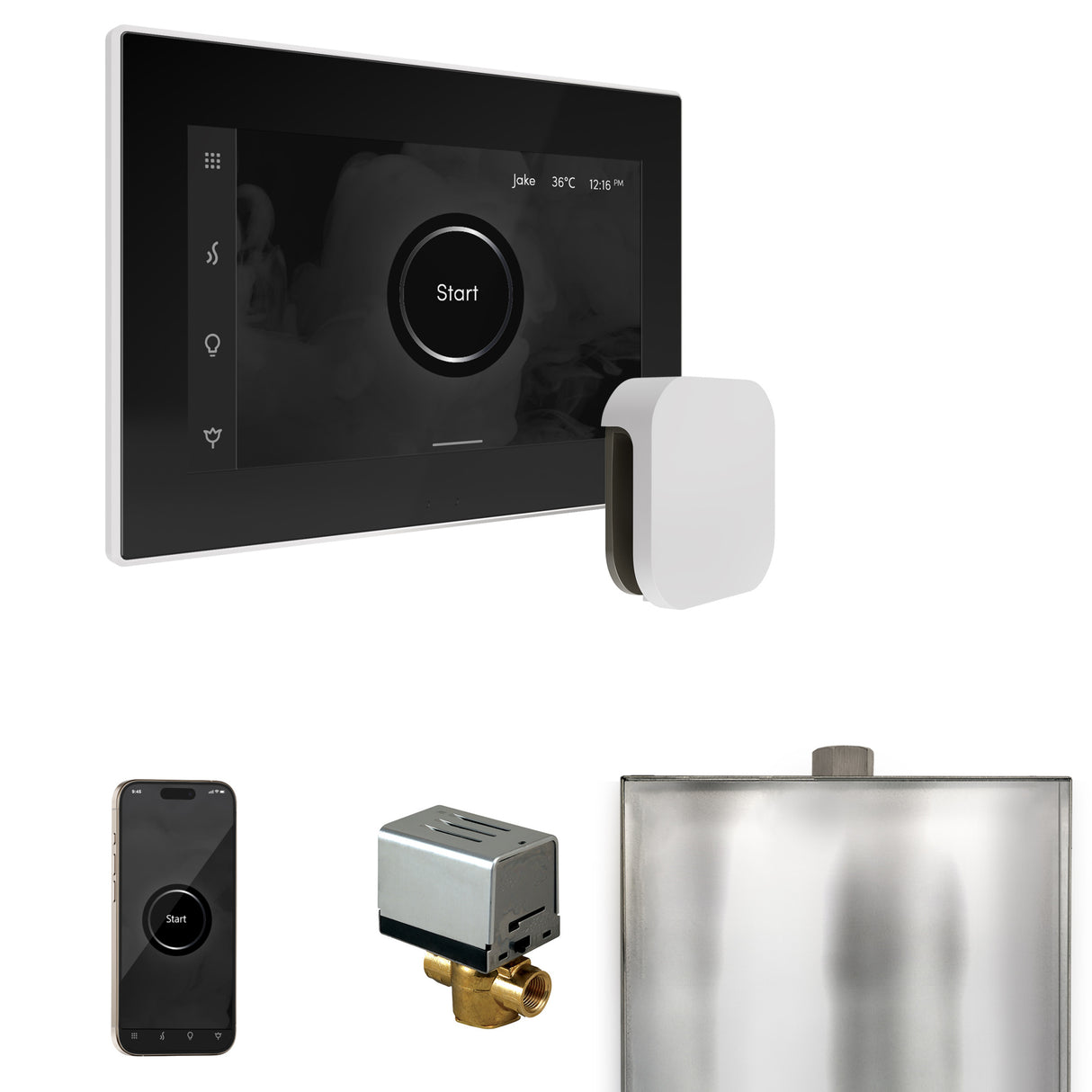 Mr. Steam XButler Steam Shower Control Package with iSteamX Control and Steamhead Mr. Steam
