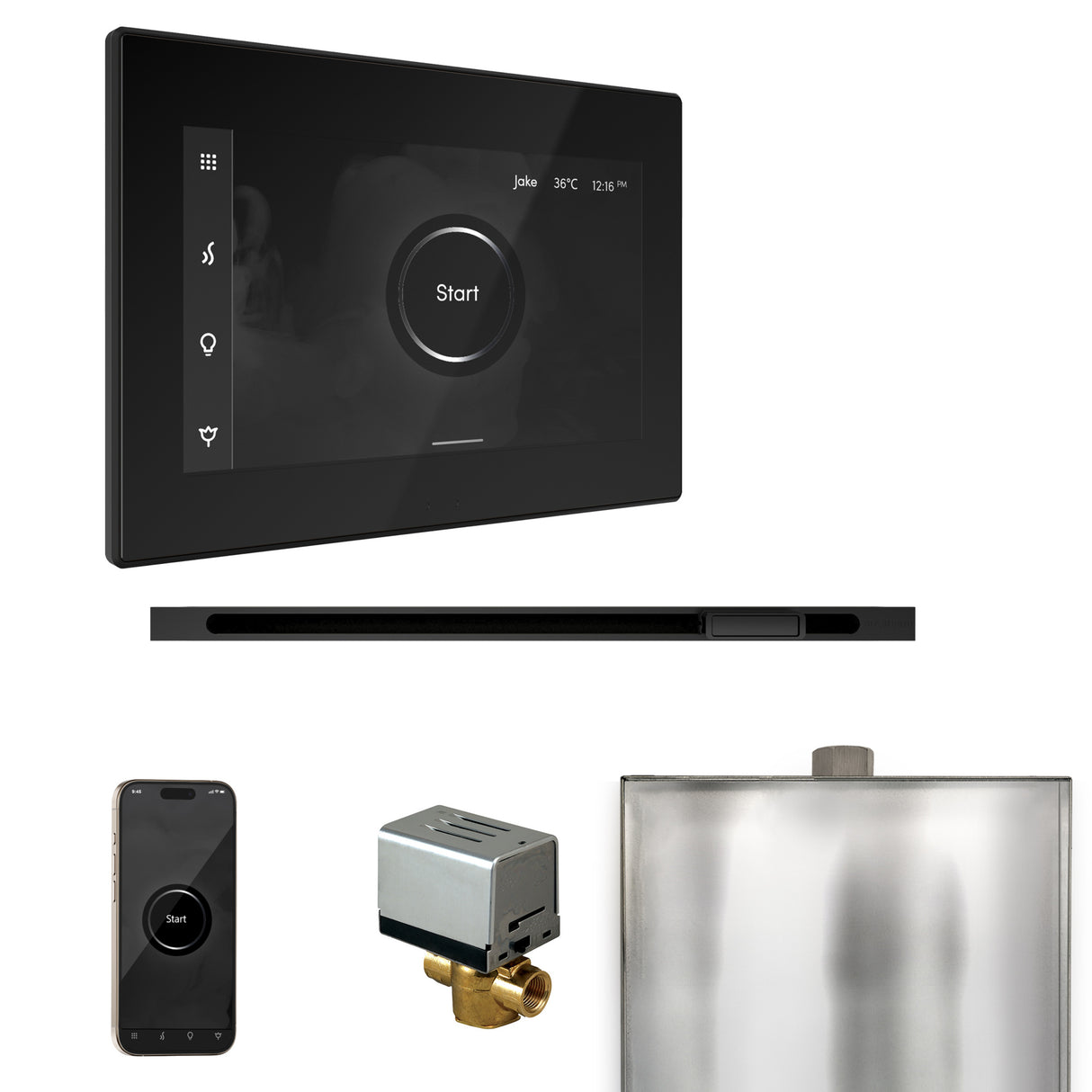 Mr. Steam XButler Steam Shower Control Package with iSteamX Control and Linear Steamhead Mr. Steam