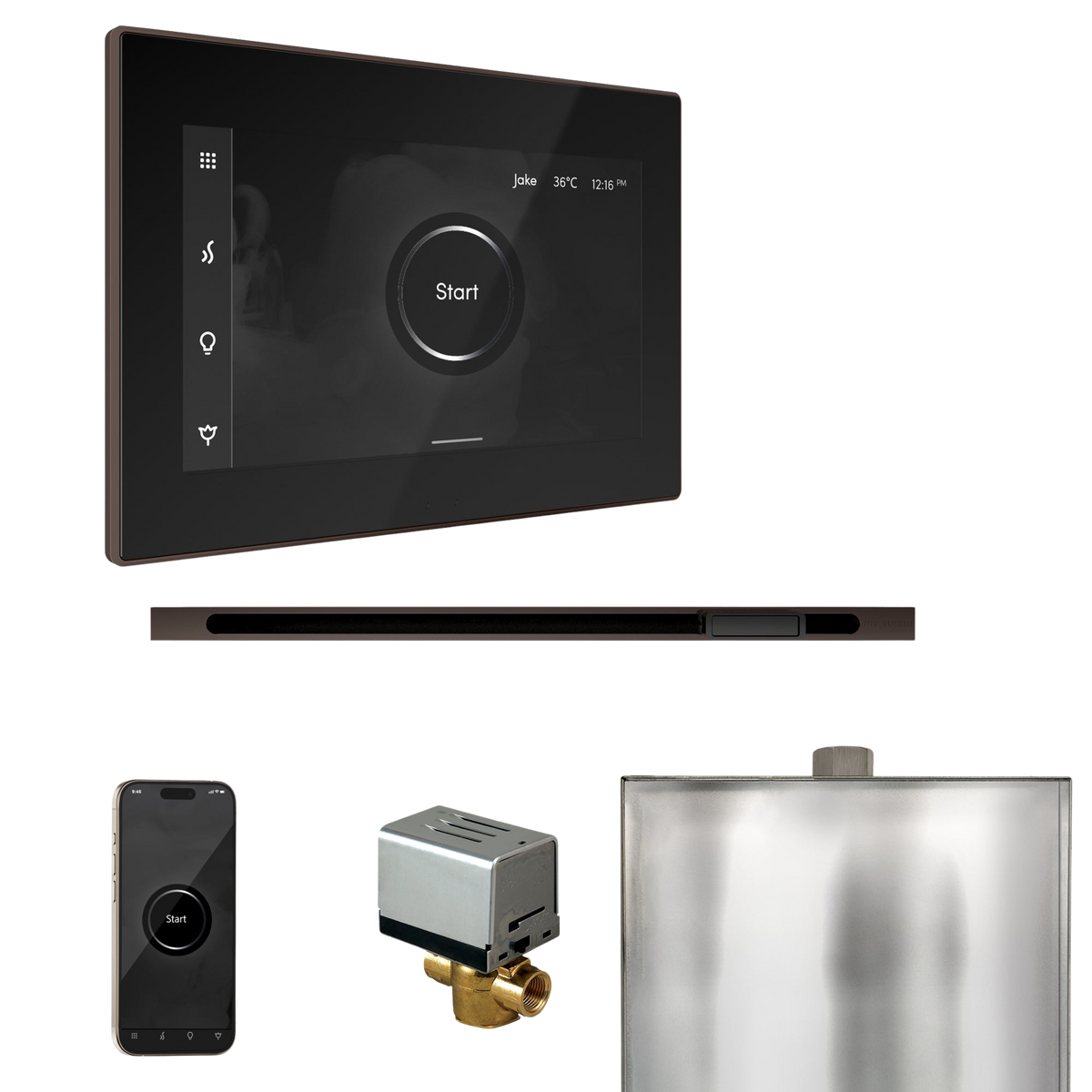 Mr. Steam XButler Steam Shower Control Package with iSteamX Control and Linear Steamhead Mr. Steam