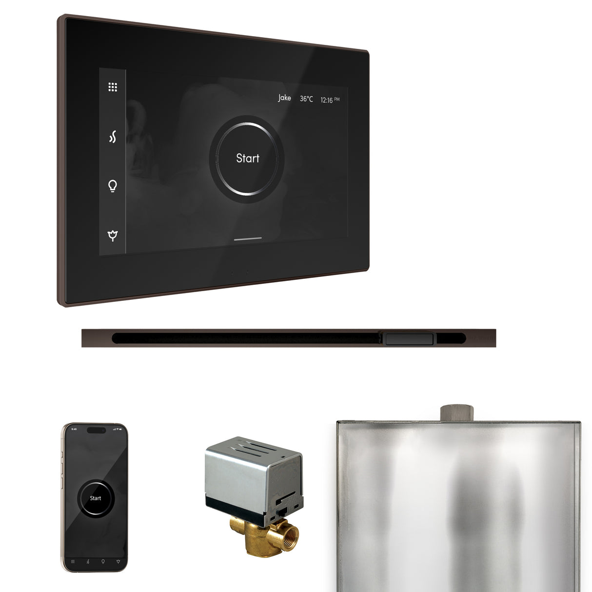Mr. Steam XButler Steam Shower Control Package with iSteamX Control and Linear Steamhead Mr. Steam