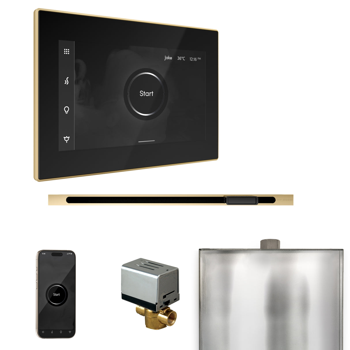Mr. Steam XButler Steam Shower Control Package with iSteamX Control and Linear Steamhead Mr. Steam