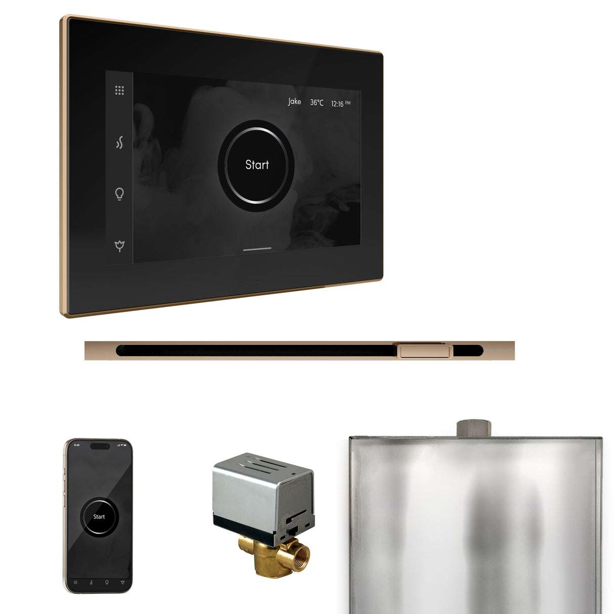 Mr. Steam XButler Steam Shower Control Package with iSteamX Control and Linear Steamhead Mr. Steam