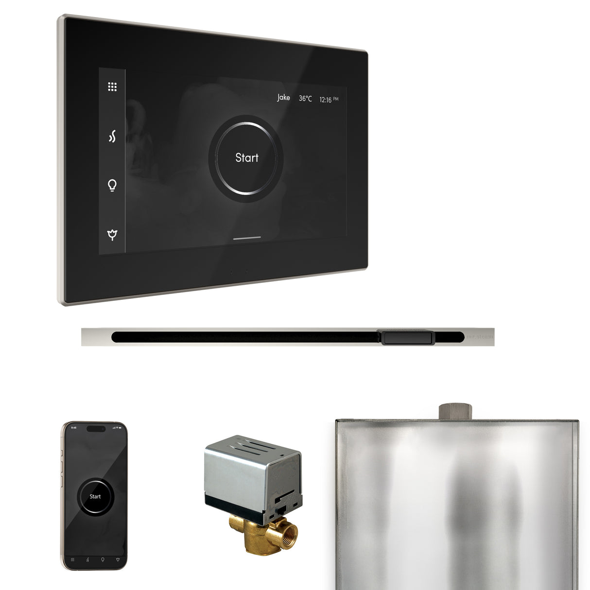 Mr. Steam XButler Steam Shower Control Package with iSteamX Control and Linear Steamhead Mr. Steam