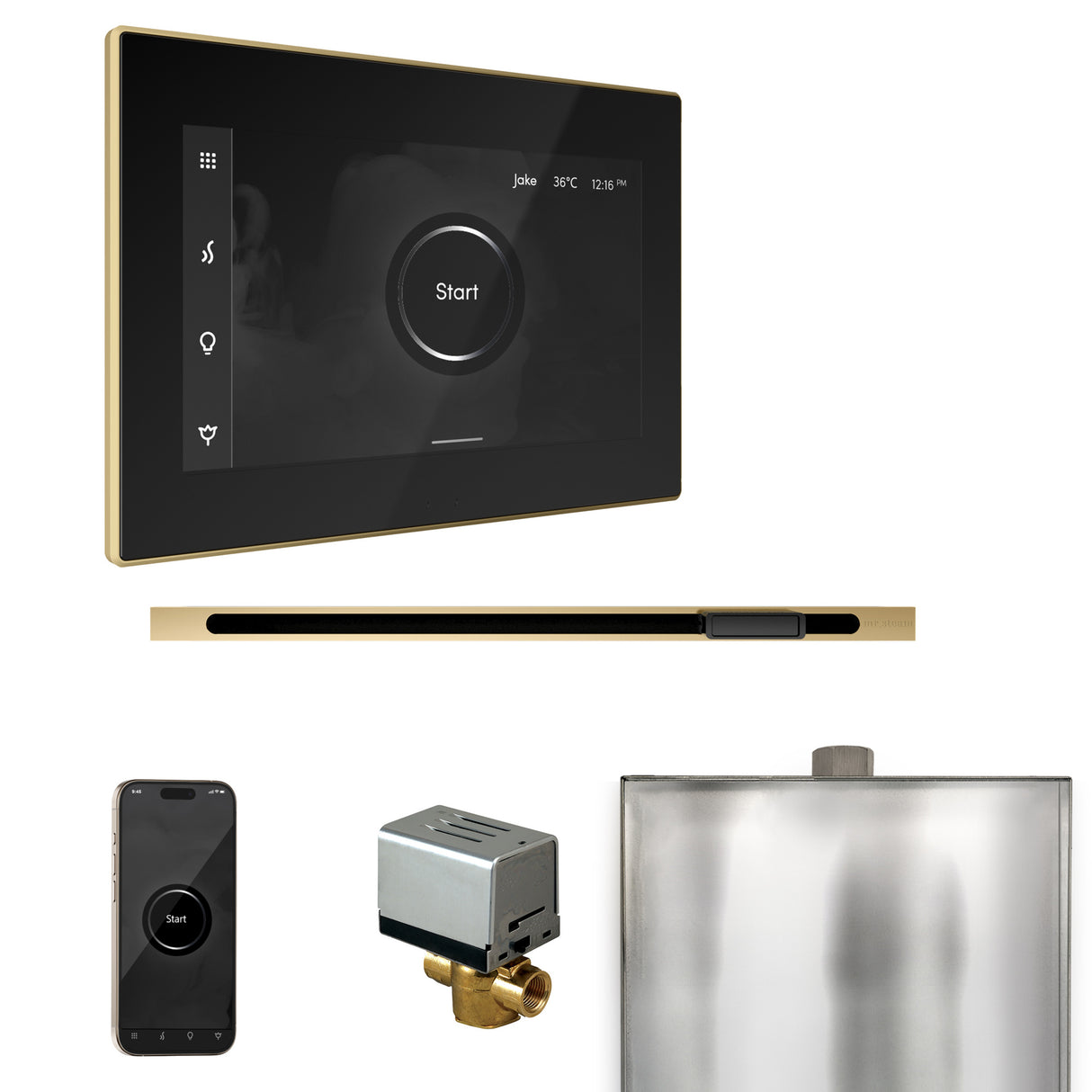 Mr. Steam XButler Steam Shower Control Package with iSteamX Control and Linear Steamhead Mr. Steam