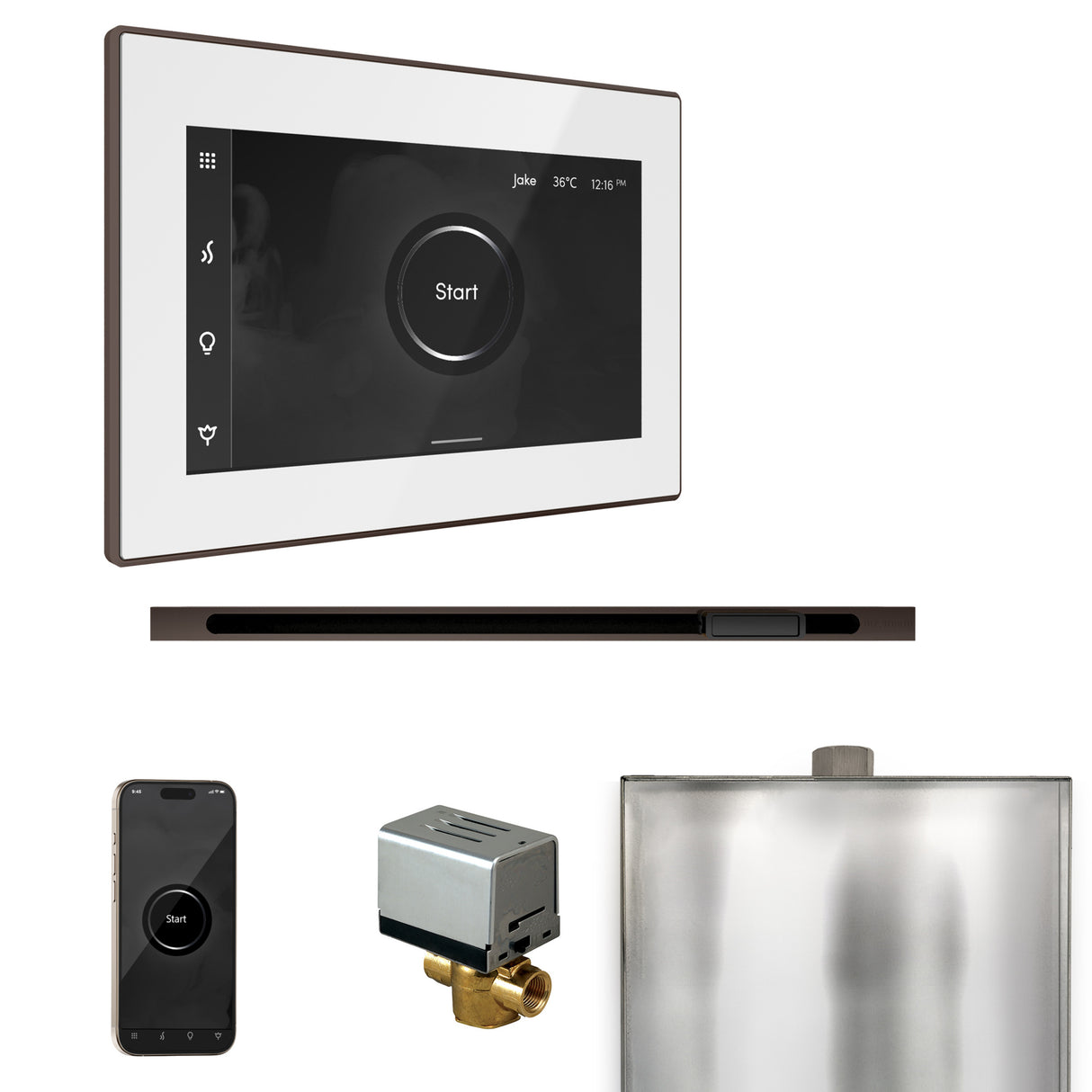 Mr. Steam XButler Steam Shower Control Package with iSteamX Control and Linear Steamhead Mr. Steam
