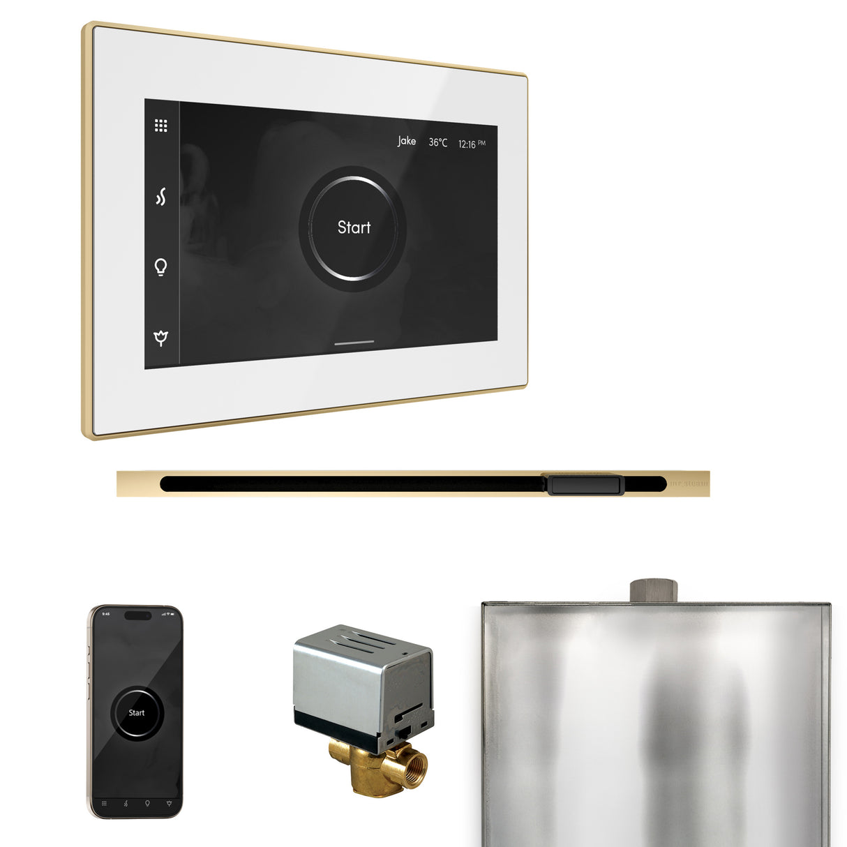 Mr. Steam XButler Steam Shower Control Package with iSteamX Control and Linear Steamhead Mr. Steam