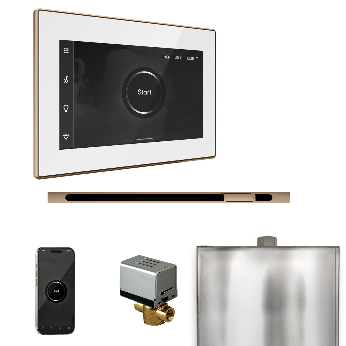 Mr. Steam XButler Steam Shower Control Package with iSteamX Control and Linear Steamhead Mr. Steam