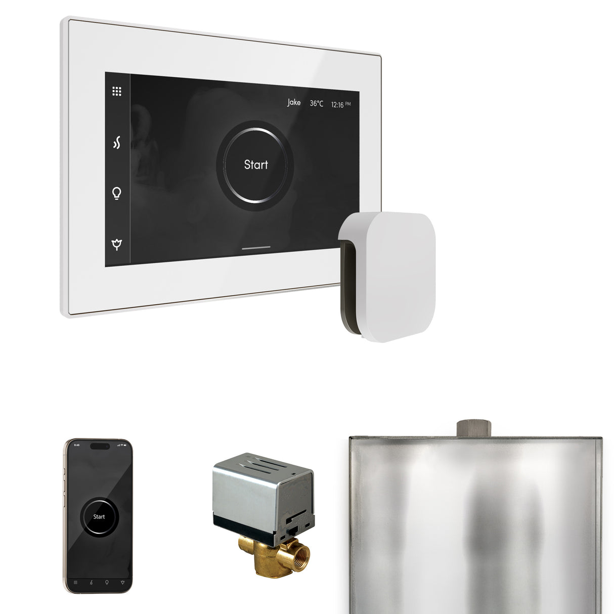 Mr. Steam XButler Steam Shower Control Package with iSteamX Control and Steamhead Mr. Steam