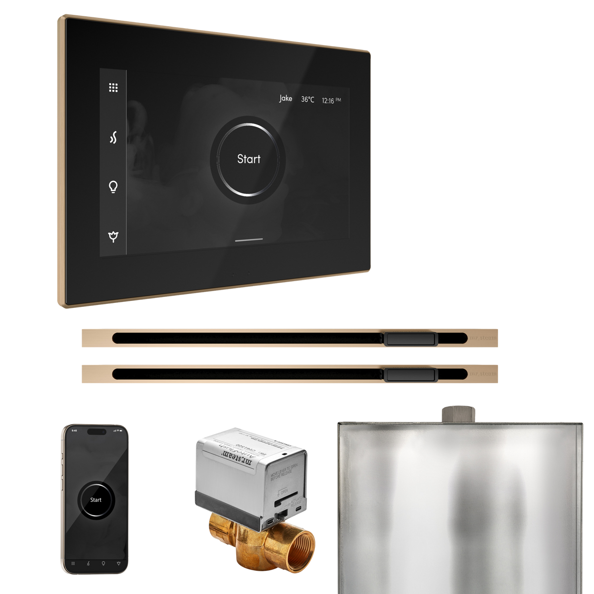 Mr. Steam XButler Max Steam Shower Control Package with iSteamX Control and Linear Steamhead Mr. Steam