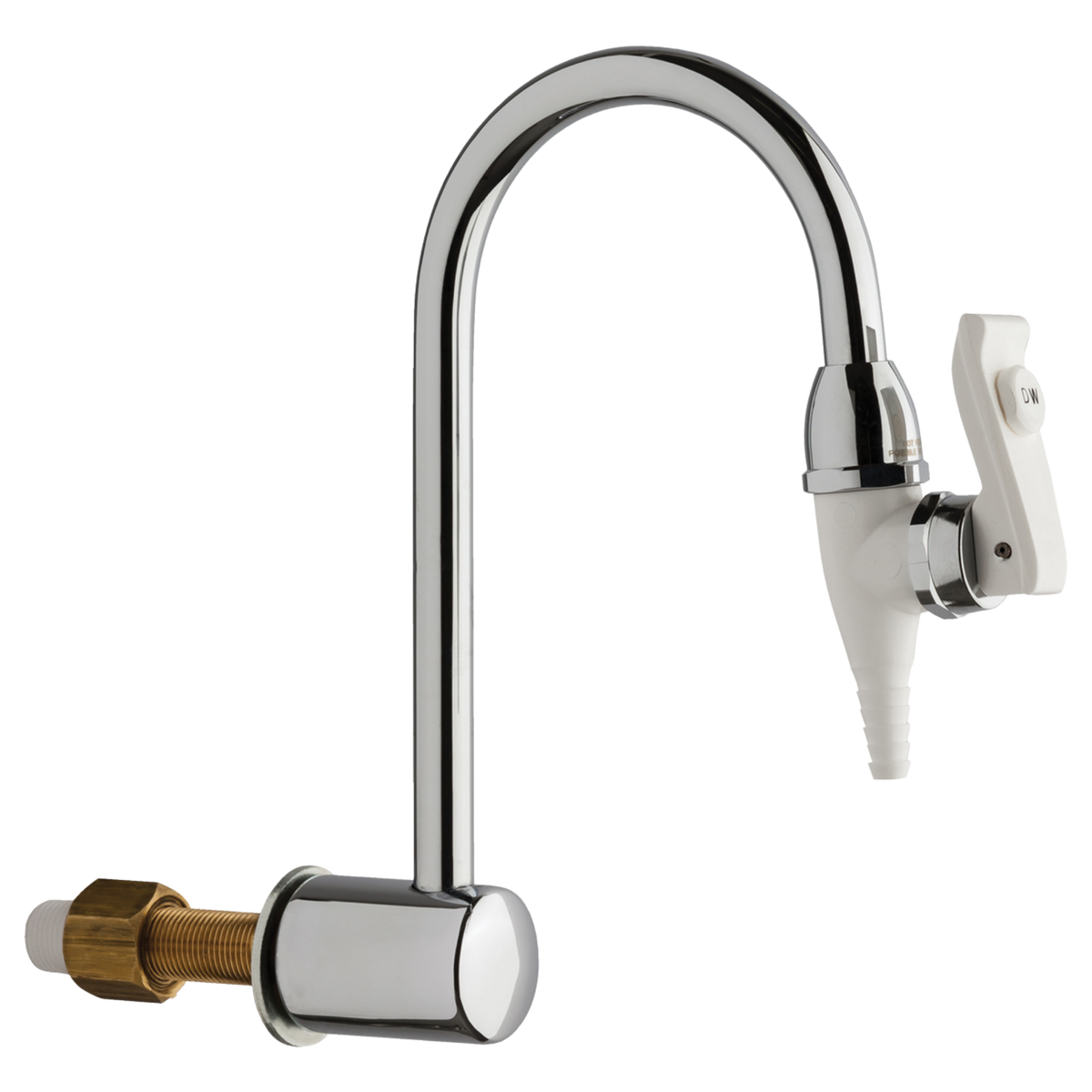 Chicago Faucets 839-CP Universal Wall Mounted Pure Water Fitting Polished Chrome - Chicago Faucets