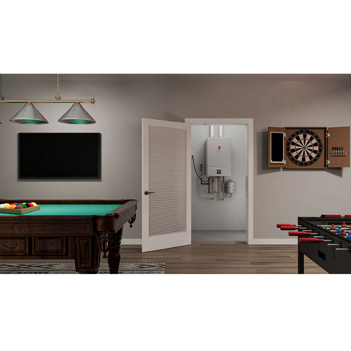 Rheem RTGH-SR10i IKONIC Super High-Efficiency Condensing Tankless Gas Water Heater Rheem