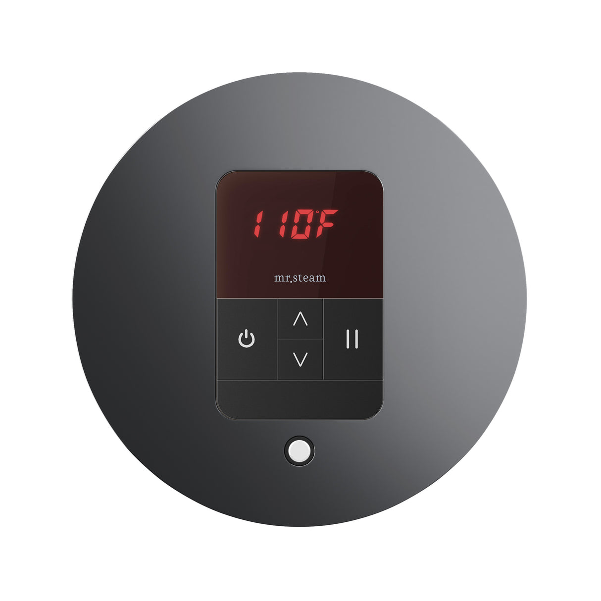 Mr. Steam iTempo Round Steam Shower Control and Steamhead Mr. Steam