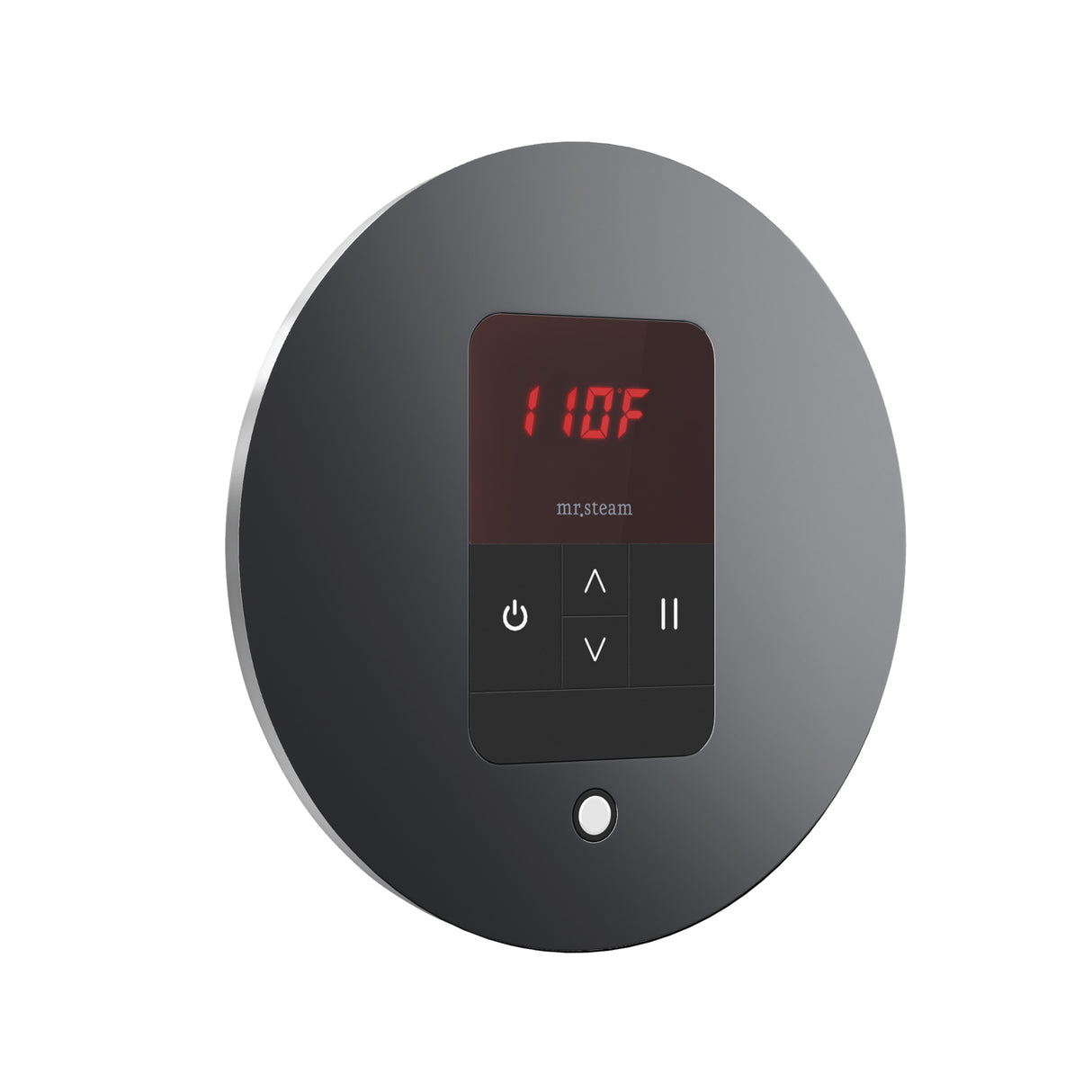 Mr. Steam iTempo Round Steam Shower Control and Steamhead Mr. Steam