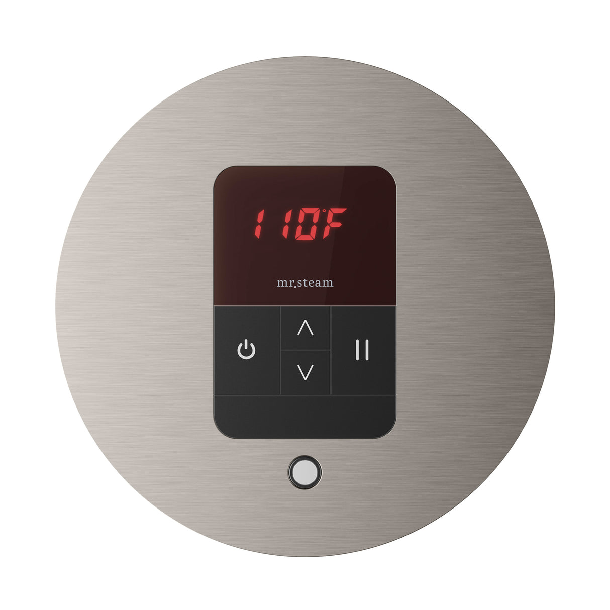 Mr. Steam iTempo Round Steam Shower Control and Steamhead Mr. Steam