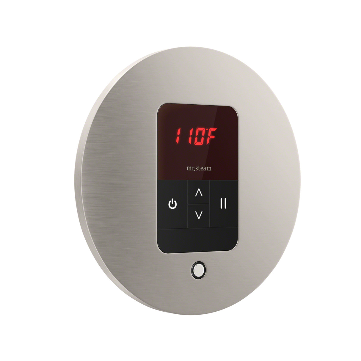 Mr. Steam iTempo Round Steam Shower Control and Steamhead Mr. Steam