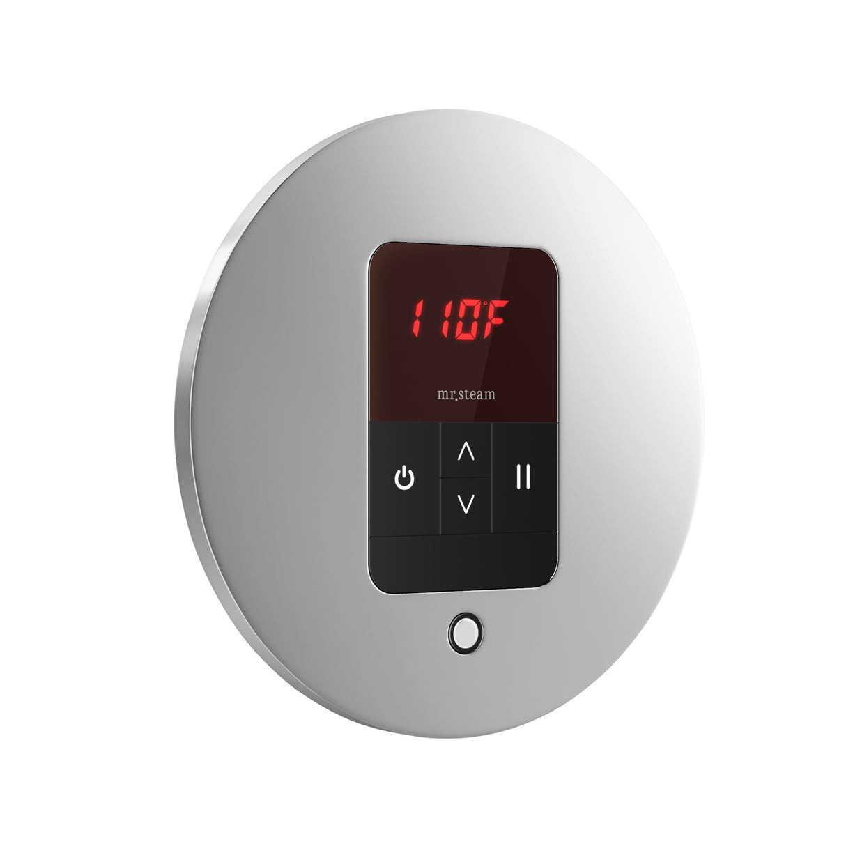 Mr. Steam iTempo Round Steam Shower Control and Steamhead Mr. Steam
