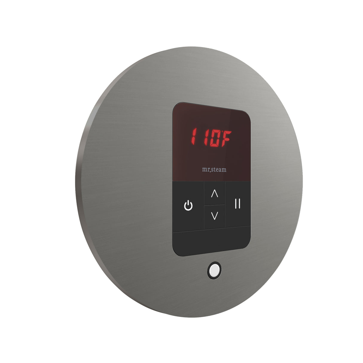 Mr. Steam iTempo Round Steam Shower Control and Steamhead Mr. Steam