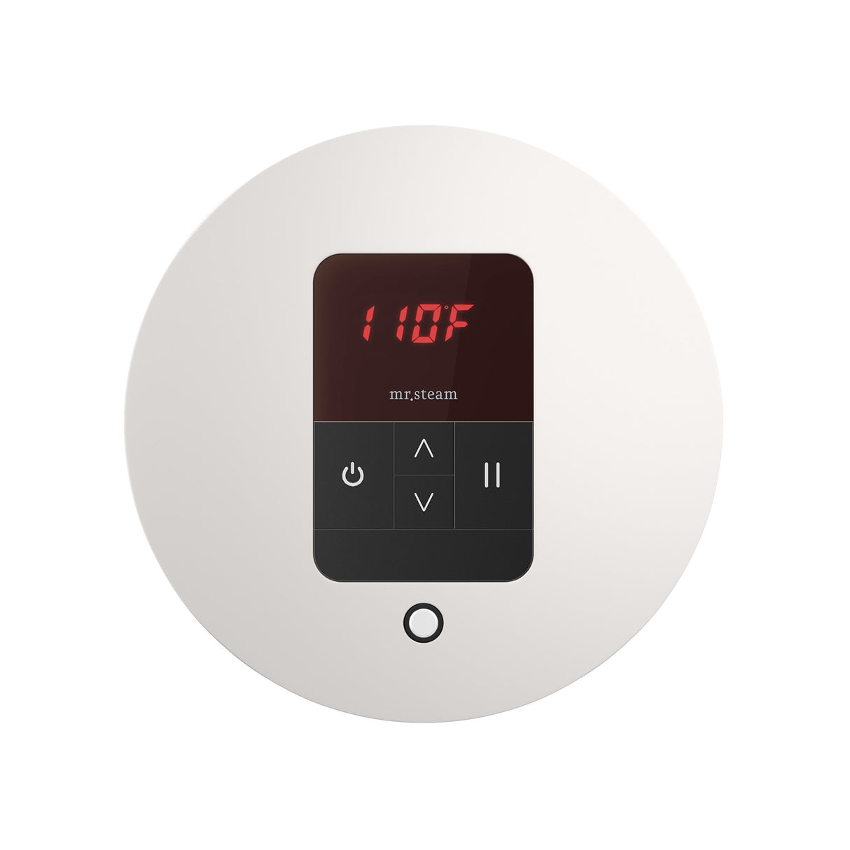 Mr. Steam iTempo Round Steam Shower Control and Steamhead Mr. Steam