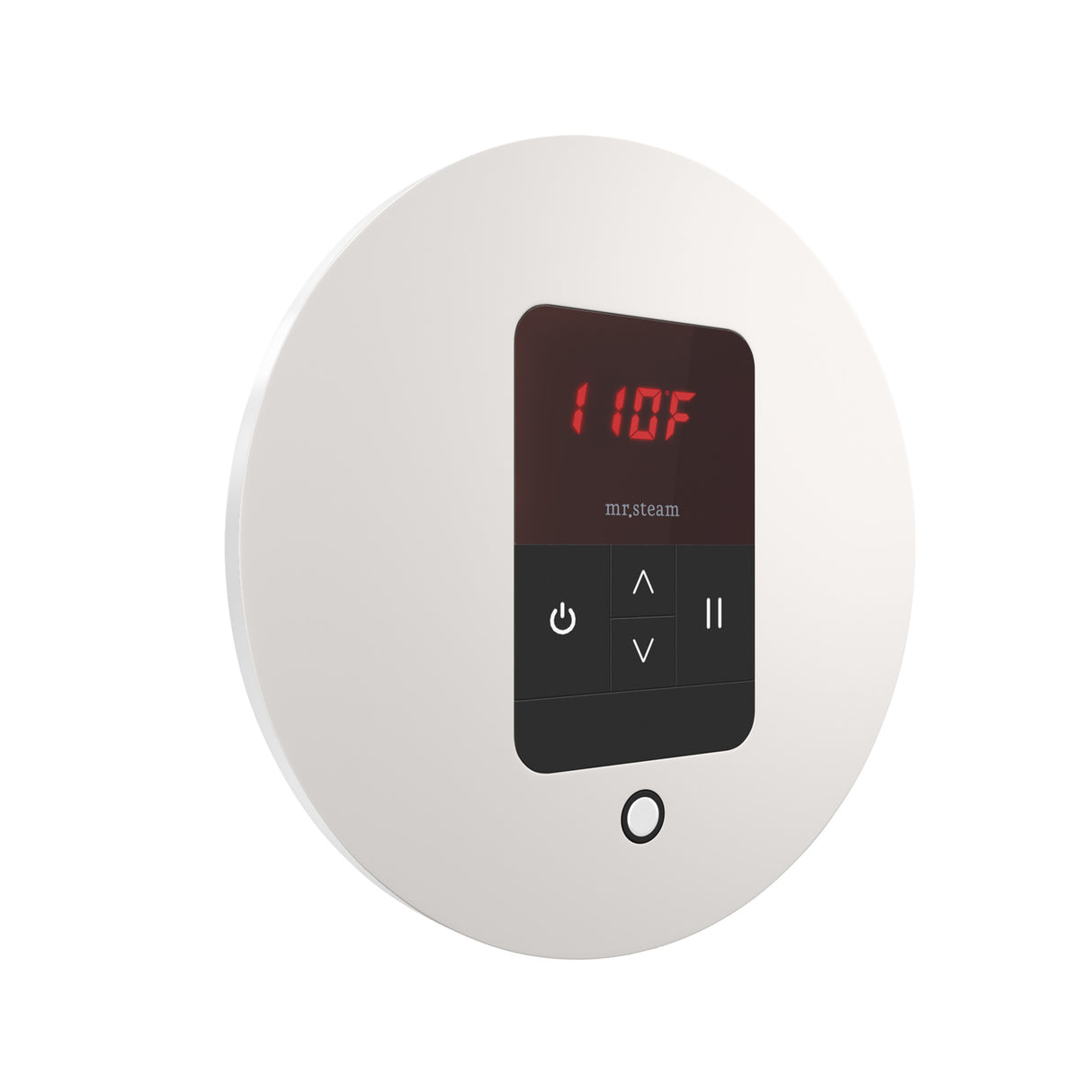Mr. Steam iTempo Round Steam Shower Control and Steamhead Mr. Steam