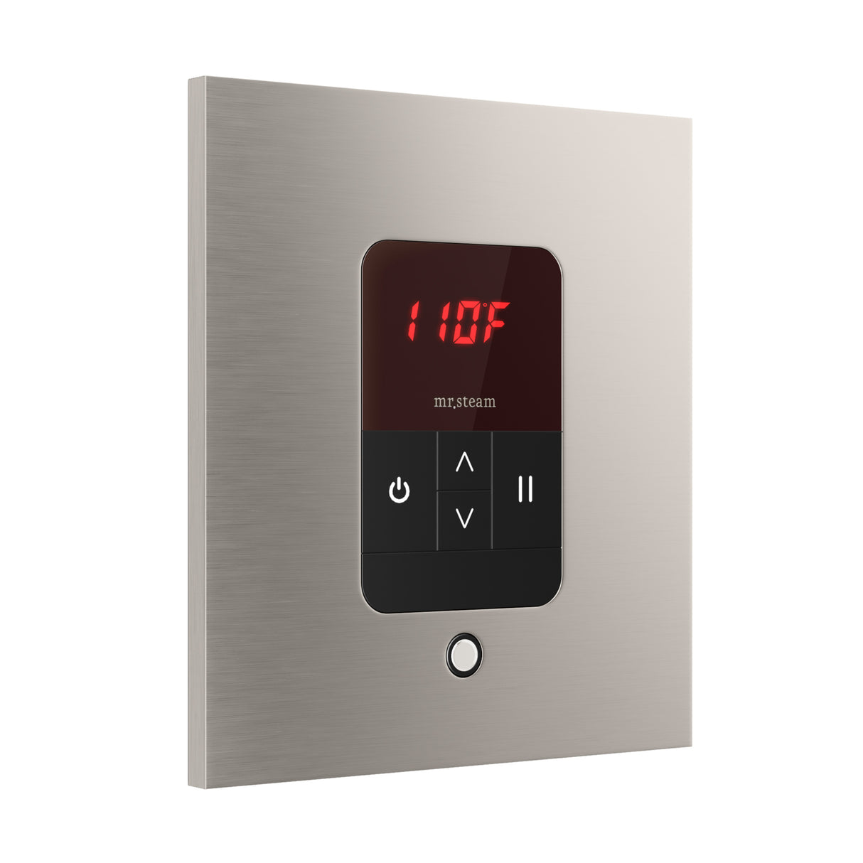 Mr. Steam iTempo Square Steam Shower Control and Steamhead Mr. Steam