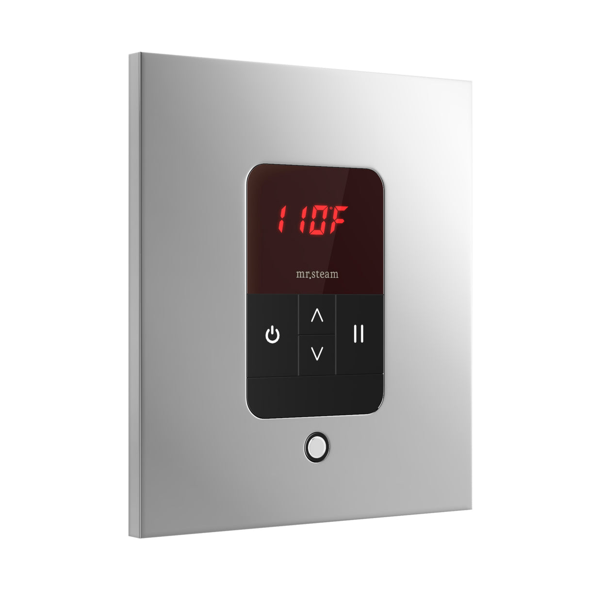 Mr. Steam iTempo Square Steam Shower Control and Steamhead Mr. Steam