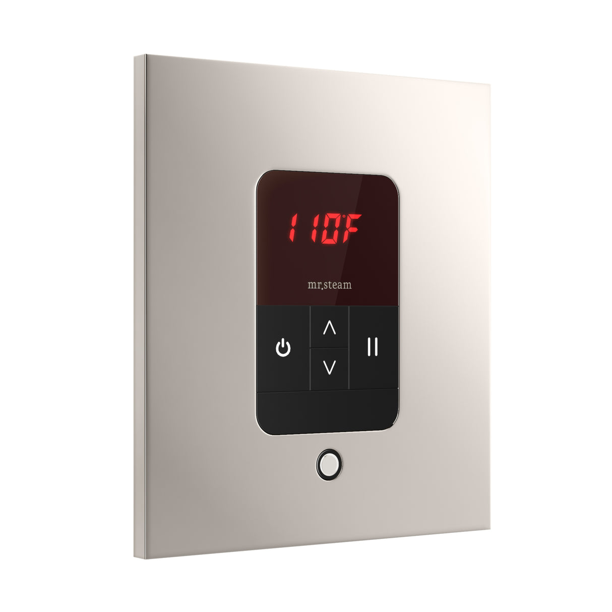 Mr. Steam iTempo Square Steam Shower Control and Steamhead Mr. Steam