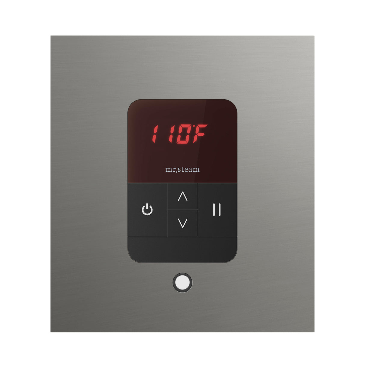 Mr. Steam iTempo Square Steam Shower Control and Steamhead Mr. Steam