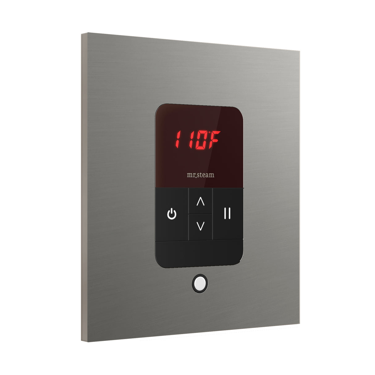 Mr. Steam iTempo Square Steam Shower Control and Steamhead Mr. Steam