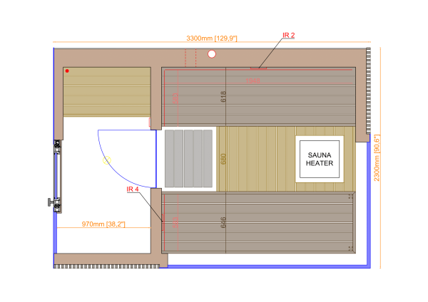 ThermaSol Ombra Outdoor Sauna ThermaSol