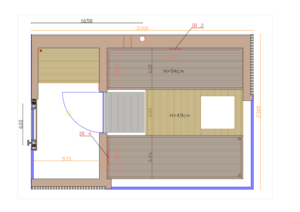 ThermaSol Ombra Outdoor Sauna ThermaSol