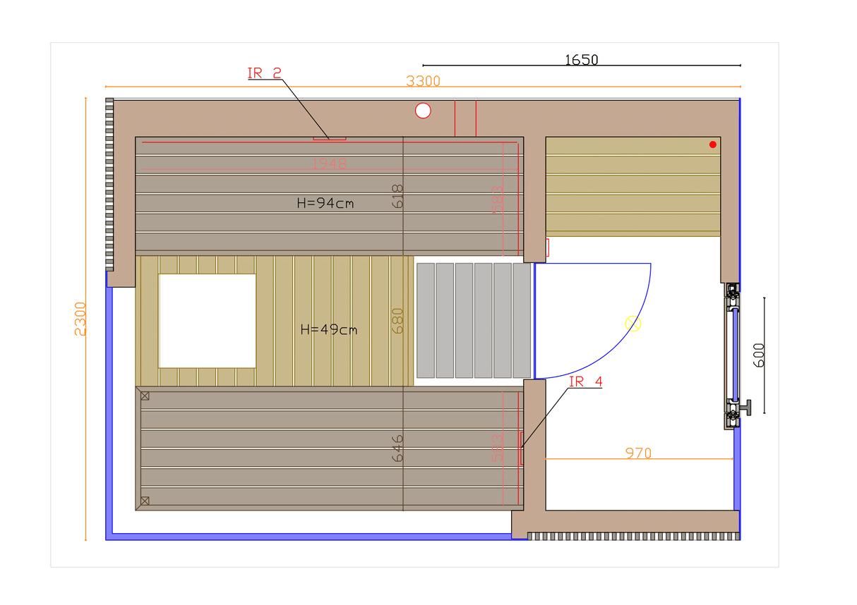 ThermaSol Ombra Outdoor Sauna ThermaSol
