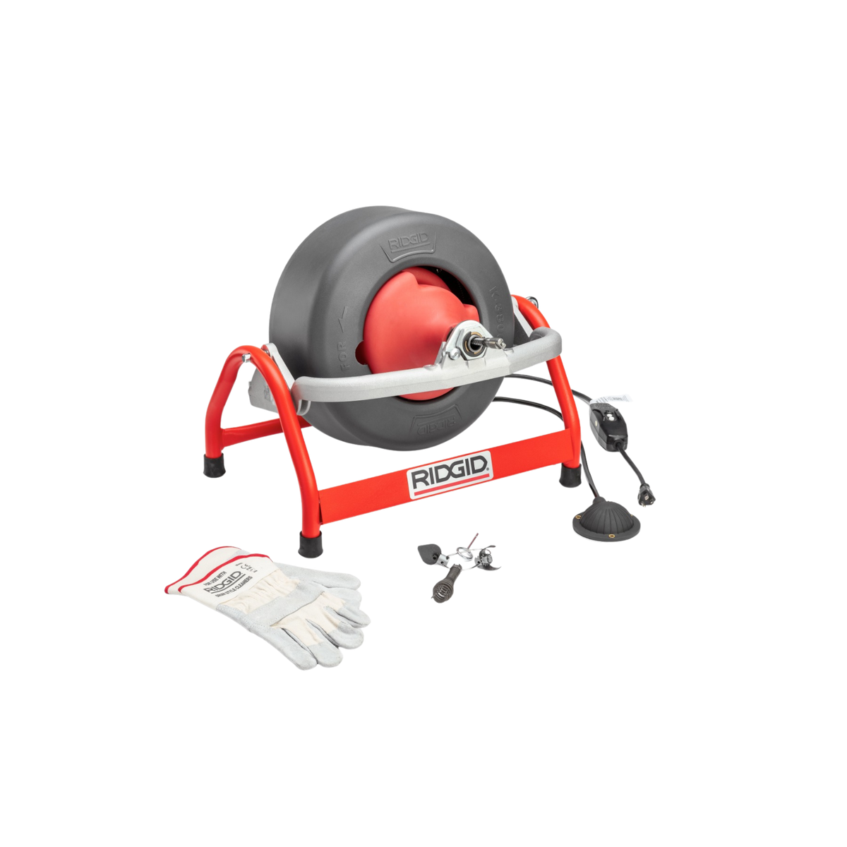 RIDGID 53112 K-3800 Drum Machine with C-31 Cable RIDGID