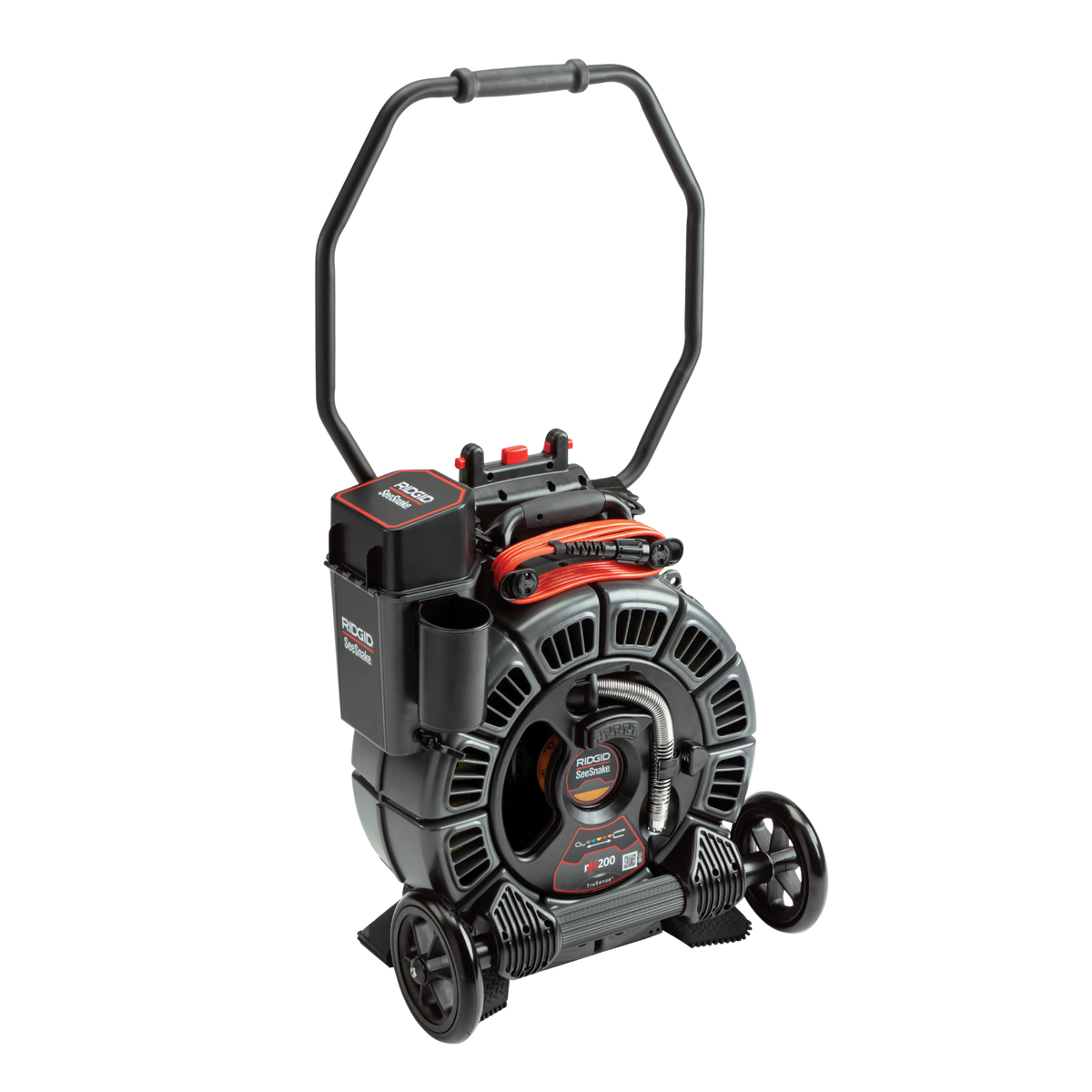 RIDGID 63663 SeeSnake rM200B Reel (165'/50m) with Self-Leveling Camera Powered with TruSense RIDGID