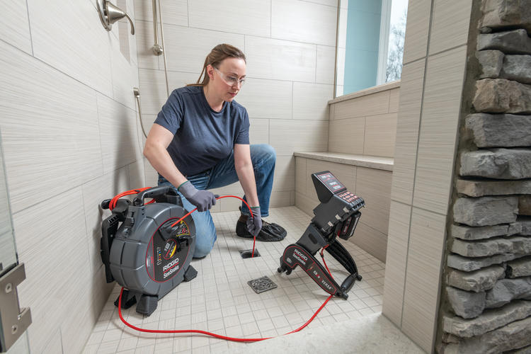 RIDGID 70808 SeeSnake microReel APX with TruSense Diagnostic Inspection Camera RIDGID