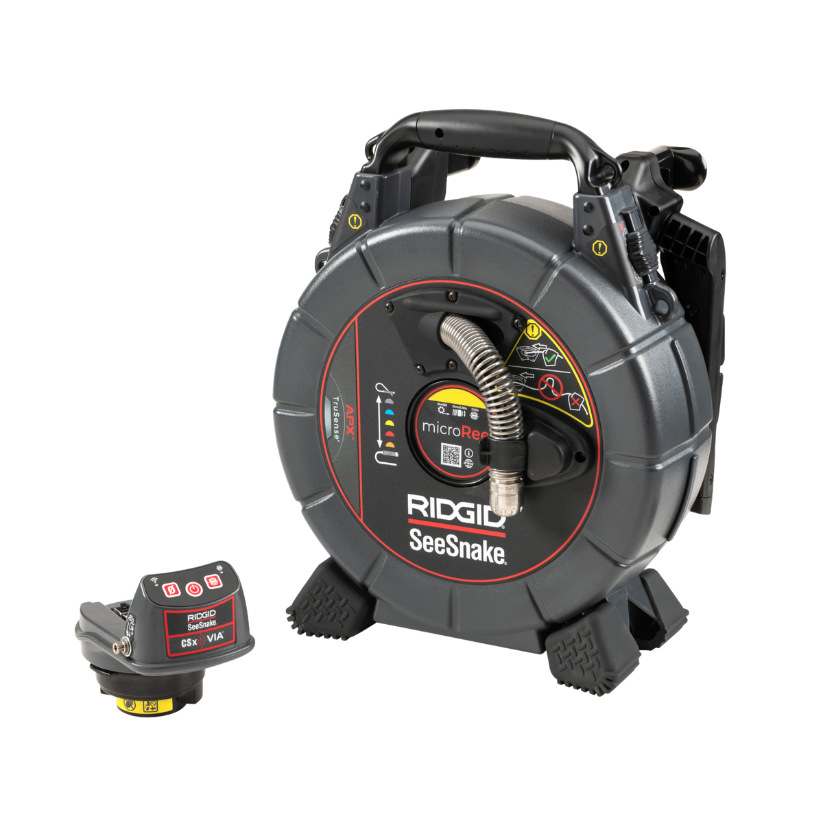 RIDGID 78118 SeeSnake microREEL APX & CSx Via System with TruSense RIDGID