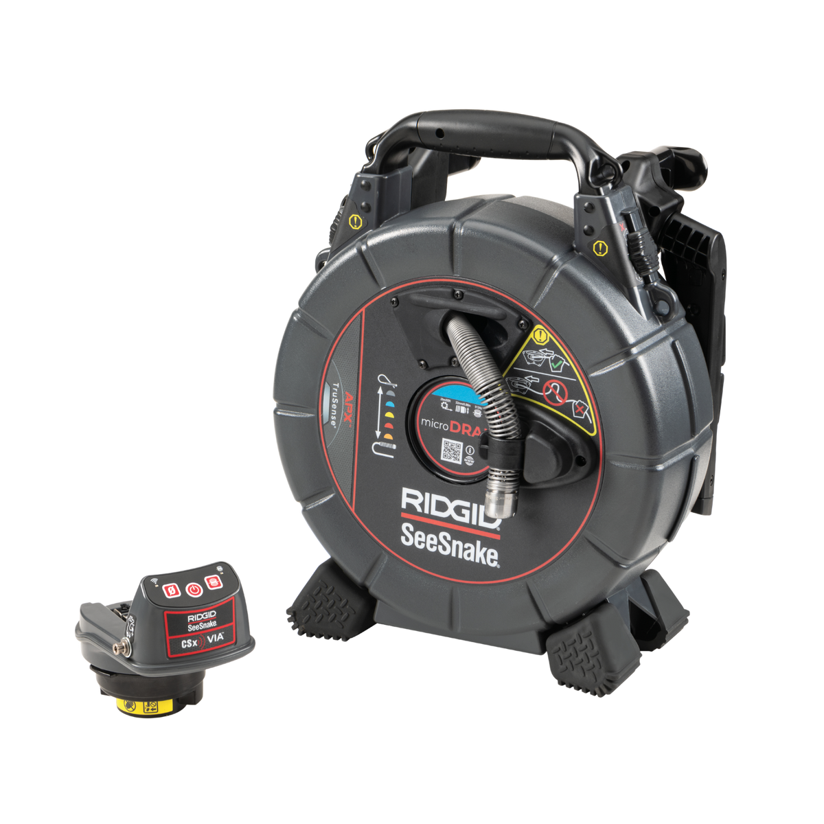 RIDGID 80643 SeeSnake mircroDRAIN APX & CSx Via System with TruSense RIDGID